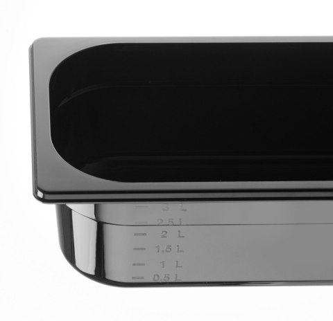 Pojemnik GN 1/3 COOL czarny 3,8 l Hendi 882184