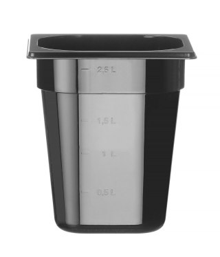 Pojemnik GN 1/6 COOL czarny 2,8 l Hendi 882375