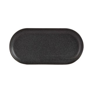Półmisek owalny Porland Seasons Coal czarny 240x190 mm Hendi 04ALM001569