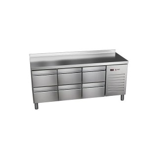 Stół chłodniczy z 6 szufladami 1792x700x850 mm Asber ETP-7-180-06 HC SB40