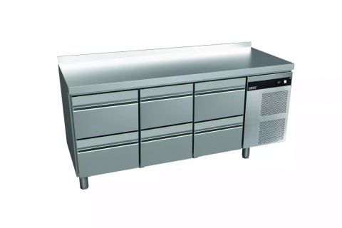 Stół chłodniczy z 6 szufladami 1792x700x850 mm Asber GGTP-7-180-06 SB40