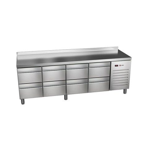 Stół chłodniczy z 8 szufladami 2242x700x850 mm Asber ETP-7-225-08 HC SB40