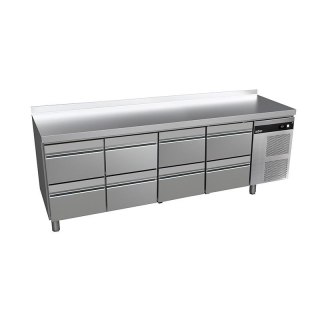 Stół chłodniczy z 8 szufladami 2242x700x850 mm Asber GGTP-7-225-08 SB40