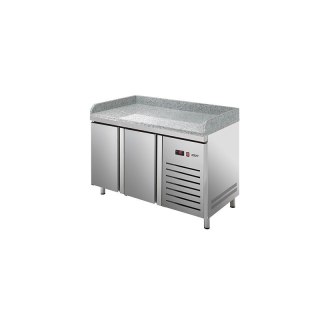 Stół chłodniczy do pizzy 2-drzwiowy linia 700 GR 1342x700x850 mm Asber ETP-7-135-20 HC GR