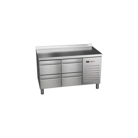 Stół chłodniczy z 4 szufladami 1492x600x850 mm Asber ETP-6-150-04 HC SB40