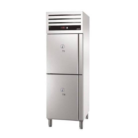 Szafa chłodnicza dwutemperaturowa 261 + 232 l GN 2/1 Asber GCPZ-702/2 L