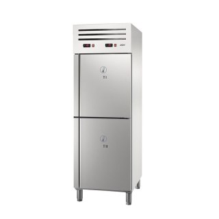 Szafa chłodnicza dwutemperaturowa 308 + 280 l GN 2/1 Asber ECP-702/2 HC R