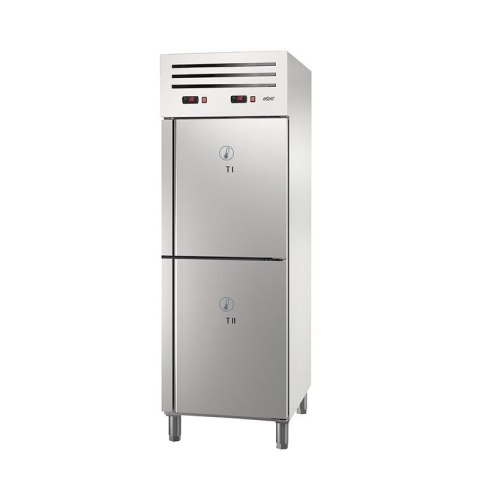 Szafa chłodnicza dwutemperaturowa 308 + 280 l GN 2/1 Asber ECP-702/2 HC R