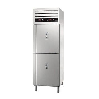 Szafa chłodnicza dwutemperaturowa 261 + 232 l GN 2/1 653x842x2040 mm Asber GCPZ-702/2 R