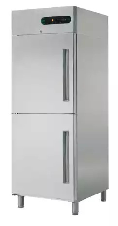 Szafa mroźnicza dwudrzwiowa galwanizowana GN 2/1 drzwi lewe 693x826x2008 mm Asber ECN-G-702 HC L
