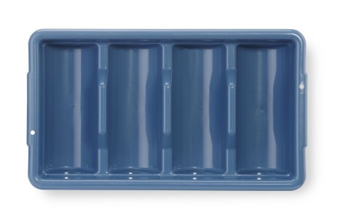 Zestaw sztućców z tacą niebieski 525x300x95 mm Hendi 766194