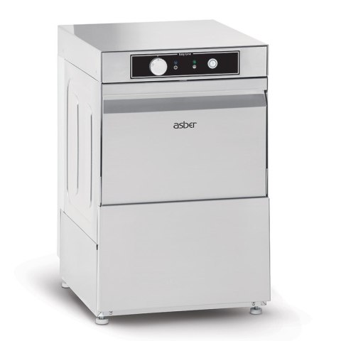 Zmywarka do szkła Asber Easy Line GE-400 B DD 400x400 230V + pompa + dozownik mycia