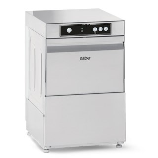 Zmywarka do szkła Asber Mitte Line GM-350 B DD 350x350 230V + pompa + dozownik mycia