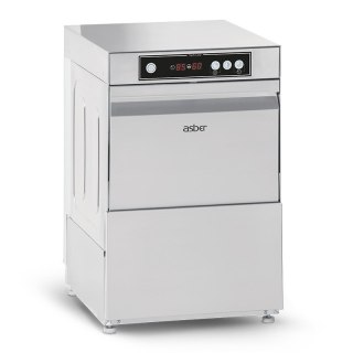 Zmywarka do szkła Asber Tech Line GT-400 B DD 400x400 230V + pompa + dozownik mycia