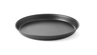 Blacha do pizzy okrągła, HENDI, czarny, ⌀180x(H)25mm, Okrągły