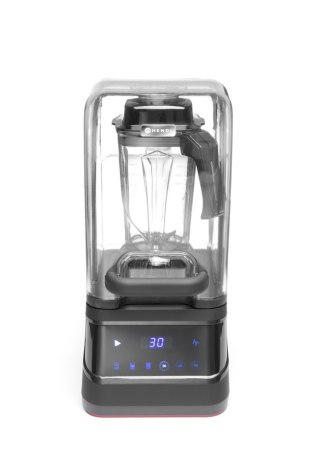 Blender barmański elektroniczny z obudową wyciszającą, HENDI, 2,5L, czarny, 230V/1680W, 250x300x(H)546mm