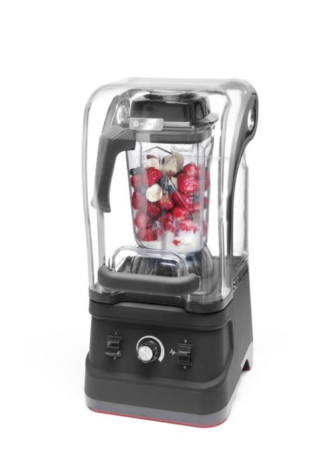 Blender barmański z obudową wyciszającą, HENDI, 2,5L, czarny, 230V/1680W, 250x300x(H)540mm