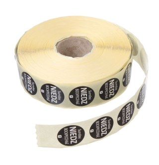 Etykiety Food Safety na każdy dzień tygodnia - jednorazowe, HENDI, Niedziela, 2000 szt., ⌀19xmm