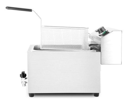 Frytownica gastronomiczna z kranem spustowym XL 10 l 400 V 6600 W Hendi 209424