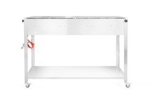 Grill gazowy Master Quattro o wysokiej mocy 22 kW gastronomiczny Hendi 154908