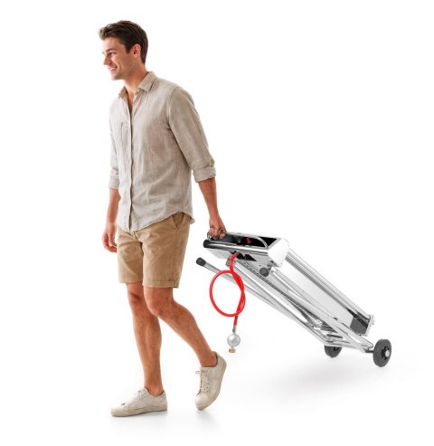 Grill gazowy jezdny Xenon Pro 7,5 kW na kółkach do gastronomii Hendi 148105