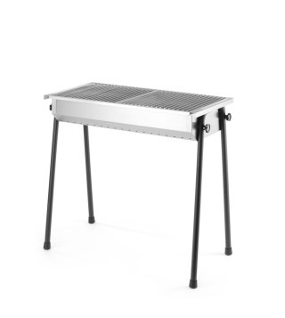Grill na węgiel drzewny węglowy Patio z dwoma rusztami Hendi 150603