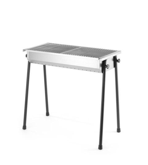 Grill na węgiel drzewny węglowy Patio z dwoma rusztami Hendi 150603