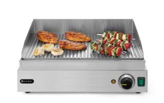 Płyta grillowa elektryczna ryflowana do smażenia 52x33 cm 2400W Hendi 203170