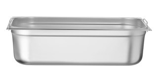 Pojemnik GN 1/1 z chowanymi uchwytami, HENDI, Profi Line PLUS, GN 1/1, 21L, srebrny, 530x325x(H)150mm