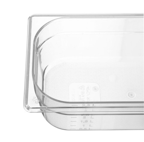 Pojemnik gastronomiczny GN 1/3 wys. 10 cm 3,8 l COOL Hendi 882177