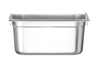Pojemnik GN 1/3 z chowanymi uchwytami, HENDI, Profi Line PLUS, GN 1/3, 5,7L, srebrny, 325x176x(H)150mm