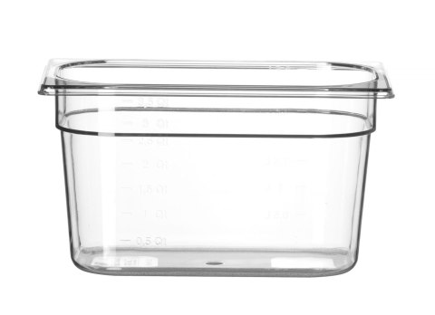 Pojemnik gastronomiczny GN 1/4 wys. 15 cm 3,8 l COOL Hendi 882276