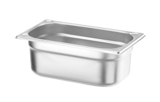Pojemnik GN 1/4, HENDI, Profi Line PLUS, GN 1/4, 2,8L, srebrny, 265x162x(H)100mm