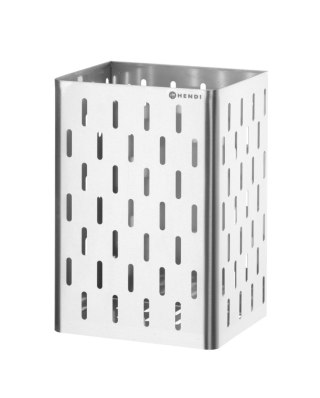 Pojemnik na zużyte ręczniki papierowe, HENDI, 35L, srebrny, 220x270x(H)400mm