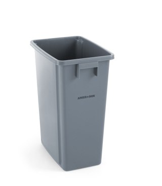 Kosz na odpady prostokątny 60 l jasnoszary AmerBox
