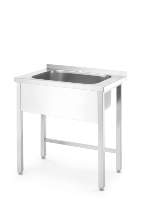 Stół z basenem spawany 800 x 650 x 850 mm HENDI