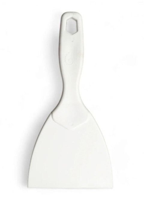 Szpachelka skrobak do ciasta 21x10,5 cm biała Hendi 881095