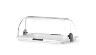 Witryna chłodnicza roll-top pojedyncza 38x26 cm biała Hendi 871621