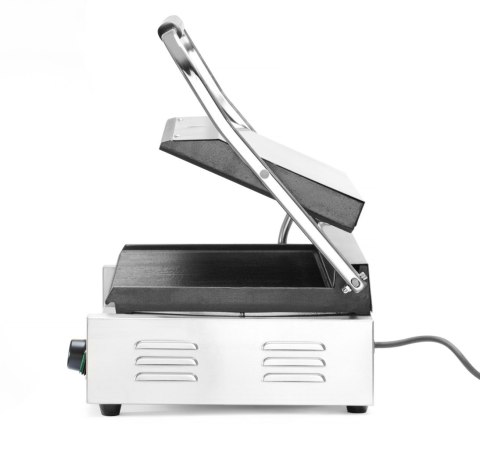 Grill kontaktowy elektryczny Panini XL 2700 W ryflowany 545 mm Hendi 263624