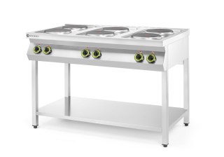 Kuchnia elektryczna 6-płytowa Kitchen Line 15,6 kW 400 V Hendi 226230