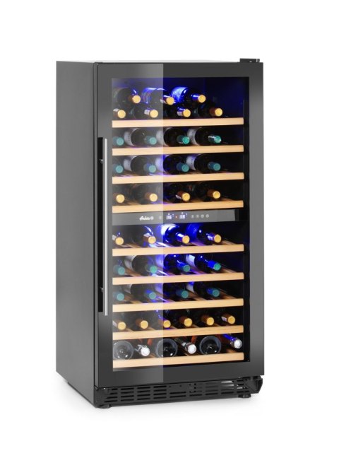 Lodówka na wino dwustrefowa pojemność 72 butelki Arktic Hendi 237557