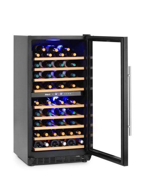 Lodówka na wino dwustrefowa pojemność 72 butelki Arktic Hendi 237557