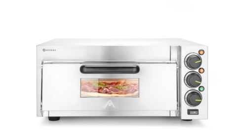 Mały piecyk do pizzy 1-poziomowy elektryczny o mocy 2000 W Hendi 220290