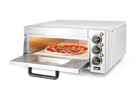 Mały piecyk do pizzy 1-poziomowy elektryczny o mocy 2000 W Hendi 220290