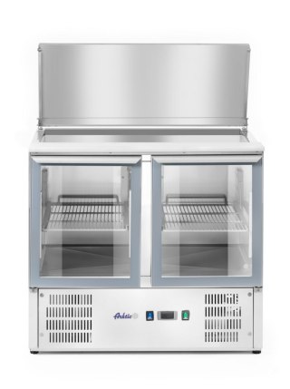 Sałatkowy stół chłodniczy 2-drzwiowy przeszklony gastronomiczny Hendi 236246