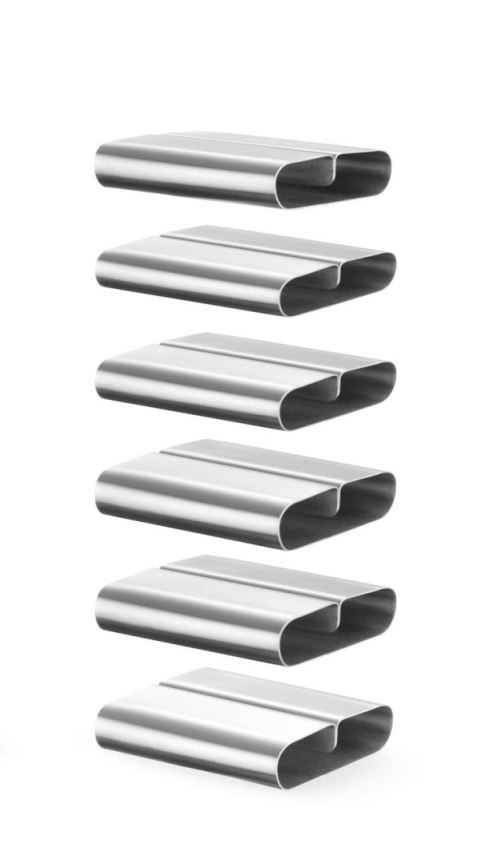Metalowa podstawka pod kartę menu i numery stolika 80x77 mm 6 sztuk Hendi 665251