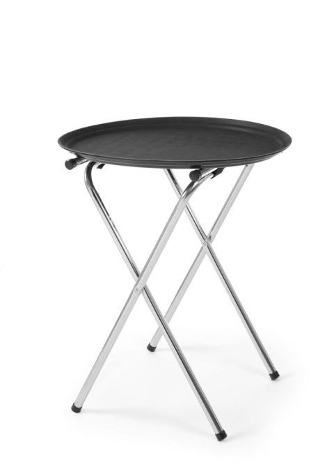 Owalna taca do serwowania dań XL stalowa 735x600 mm Hendi 508831