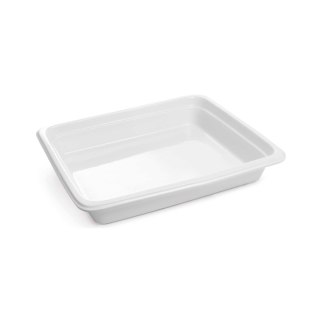 Pojemnik GN 1/2 h-65 mm porcelanowy do pieczenia i zapiekania Hendi 783016