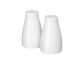 Przyprawnik porcelanowy 2-częściowy na sól i pieprz biały Hendi 786413