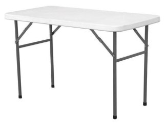 Rozkładany stół ogrodowy cateringowy wzmocniony 122x61 cm Hendi 810934